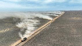 Live-fire Shooting Drills in Jiuquan