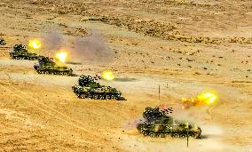 Live-fire Shooting Drills in Jiuquan