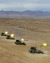 Live-fire Shooting Drills in Jiuquan