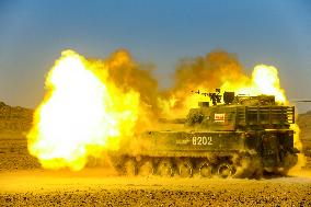 Live-fire Shooting Drills in Jiuquan