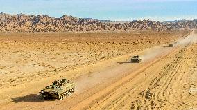 Live-fire Shooting Drills in Jiuquan