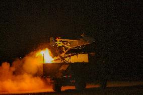 Live-fire Shooting Drills in Jiuquan