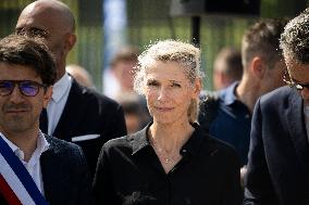 Ministerial Visit To The Olympic Aquatic Centre - Saint Denis
