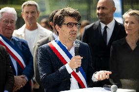 Ministerial Visit To The Olympic Aquatic Centre - Saint Denis
