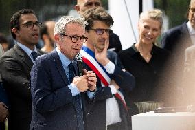 Ministerial Visit To The Olympic Aquatic Centre - Saint Denis