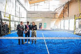 Ministerial Visit To The Olympic Aquatic Centre - Saint Denis