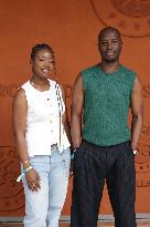 2025 French Open - Celebrities At Village Day 9 NB