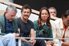 2025 French Open - Celebrities In Stands Day 9
