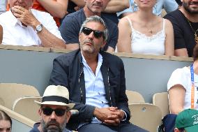 2025 French Open - Celebrities In Stands Day 9