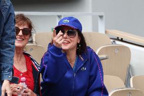 2025 French Open - Celebrities In Stands Day 9