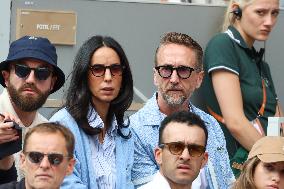 2025 French Open - Celebrities In Stands Day 9