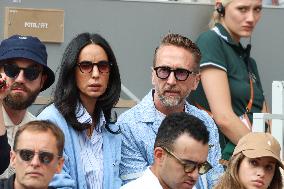 2025 French Open - Celebrities In Stands Day 9