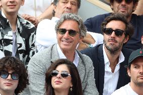 2025 French Open - Celebrities In Stands Day 9