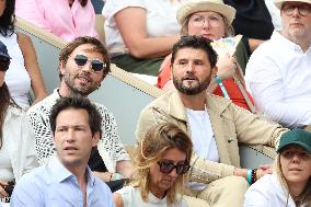 2025 French Open - Celebrities In Stands Day 9