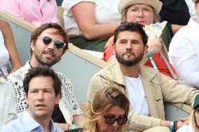 2025 French Open - Celebrities In Stands Day 9