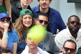 2025 French Open - Celebrities In Stands Day 9