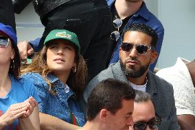 2025 French Open - Celebrities In Stands Day 9