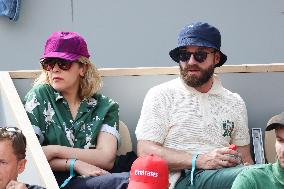 2025 French Open - Celebrities In Stands Day 9