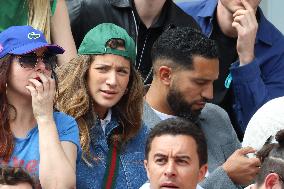 2025 French Open - Celebrities In Stands Day 9