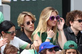 2025 French Open - Celebrities In Stands Day 9