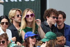 2025 French Open - Celebrities In Stands Day 9