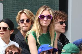 2025 French Open - Celebrities In Stands Day 9