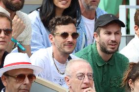 2025 French Open - Celebrities In Stands Day 9