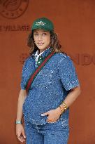 2025 French Open - Celebrities At Village Day 9 NB