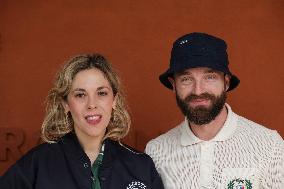 2025 French Open - Celebrities At Village Day 9 NB