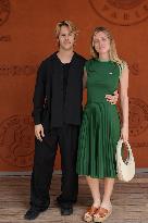 2025 French Open - Celebrities At Village Day 9 NB