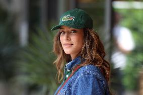 2025 French Open - Celebrities At Village Day 9 NB