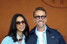 2025 French Open - Celebrities At Village Day 9 NB