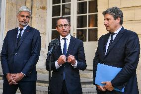 French PM Francois Bayrou meets party leaders in Paris - FA