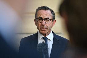 French PM Francois Bayrou meets party leaders in Paris - FA