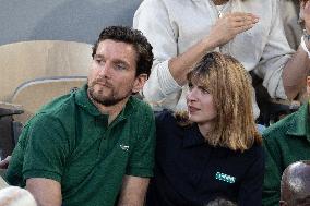 2025 French Open - Celebrities In Stands Night 9