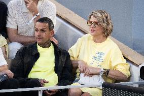 2025 French Open - Celebrities In Stands Night 9