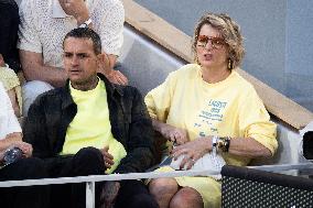 2025 French Open - Celebrities In Stands Night 9