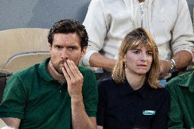 2025 French Open - Celebrities In Stands Night 9