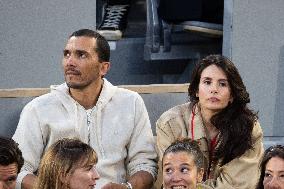 2025 French Open - Celebrities In Stands Night 9