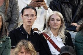 2025 French Open - Celebrities In Stands Night 9