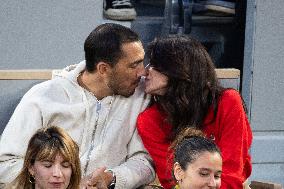 2025 French Open - Celebrities In Stands Night 9