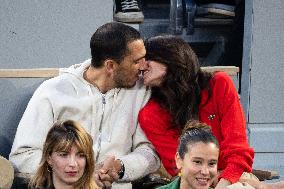 2025 French Open - Celebrities In Stands Night 9