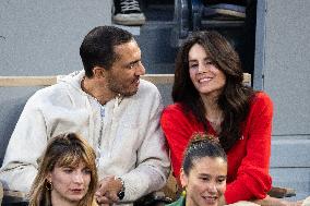 2025 French Open - Celebrities In Stands Night 9