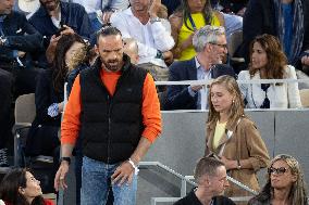 2025 French Open - Celebrities In Stands Night 9