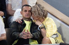 2025 French Open - Celebrities In Stands Night 9
