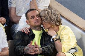 2025 French Open - Celebrities In Stands Night 9