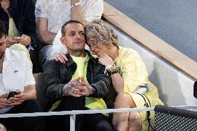 2025 French Open - Celebrities In Stands Night 9