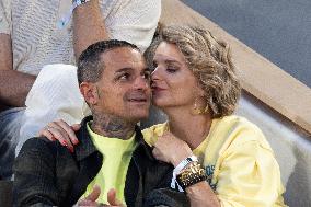 2025 French Open - Celebrities In Stands Night 9