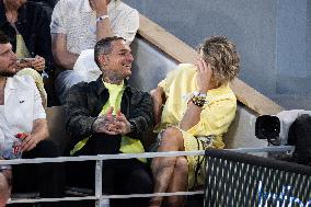 2025 French Open - Celebrities In Stands Night 9