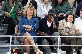 2025 French Open - Celebrities In Stands Night 9
